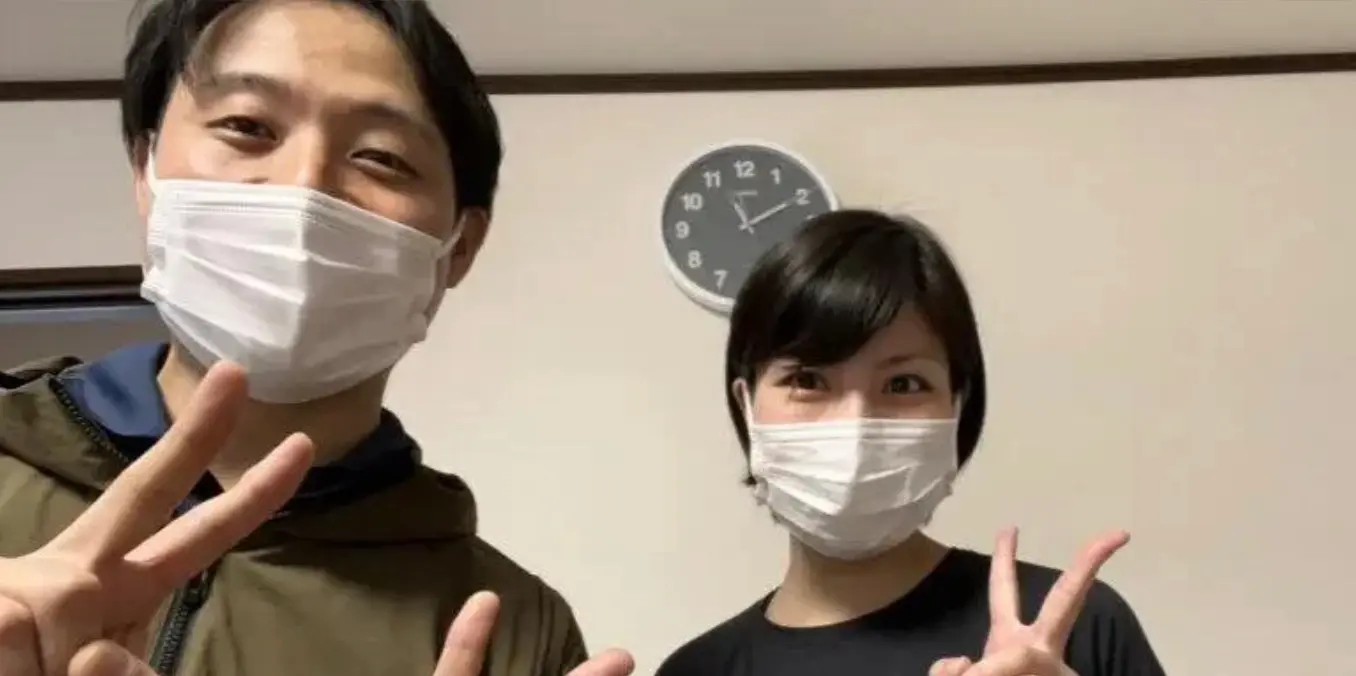 N・Aさまとトレーナーとのツーショット
