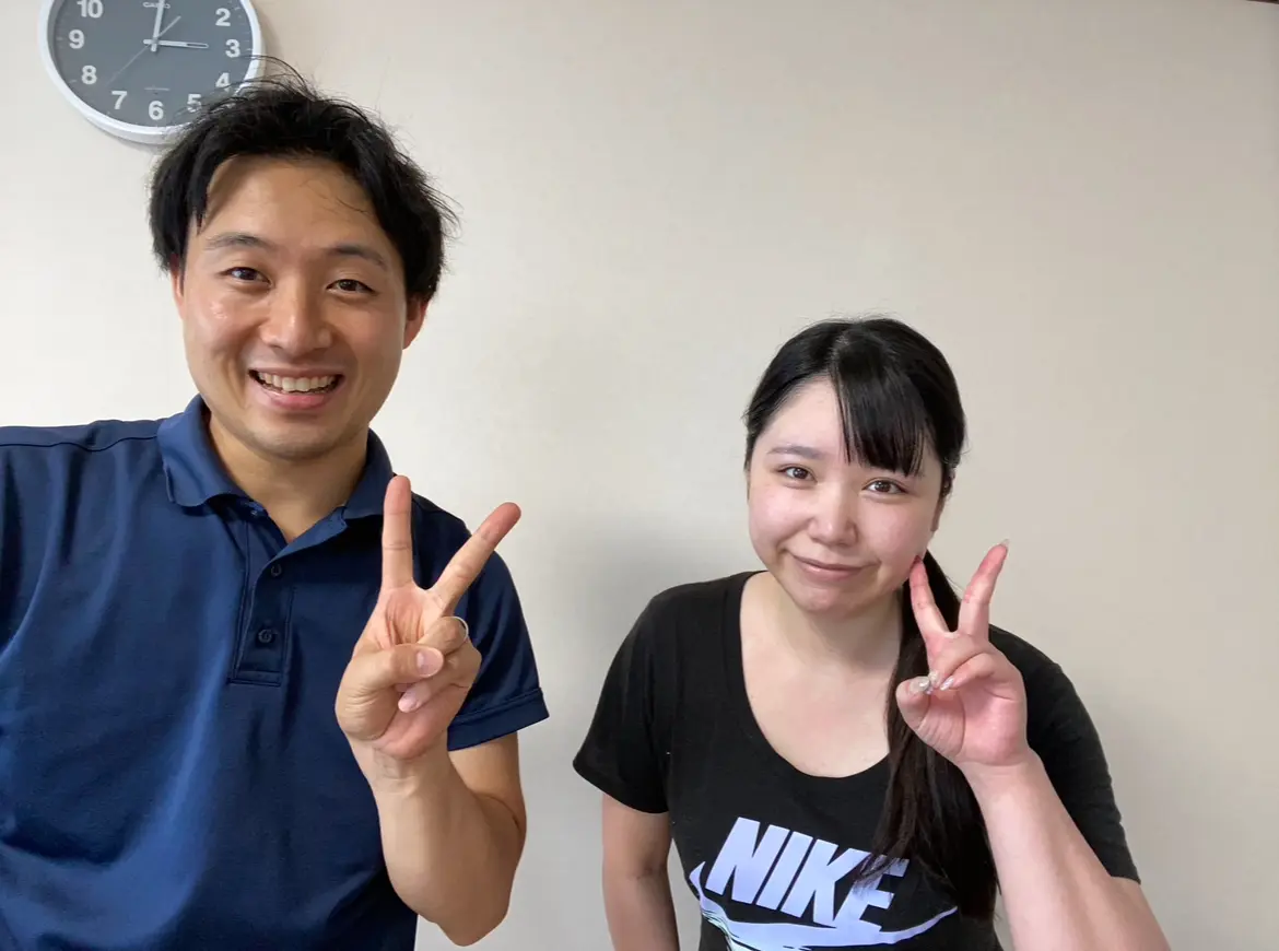 木下さまとトレーナーのツーショット