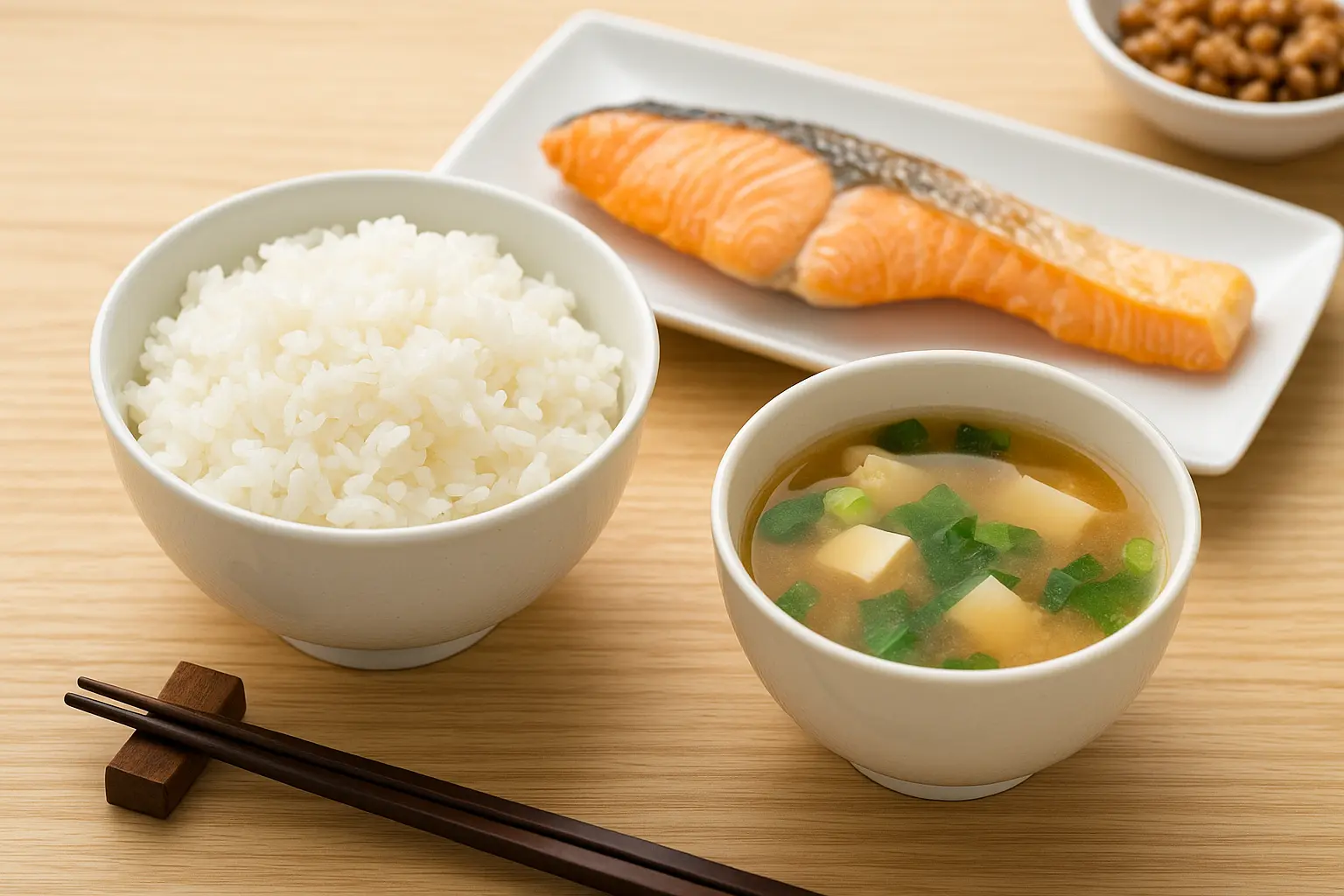 日本らしい朝食