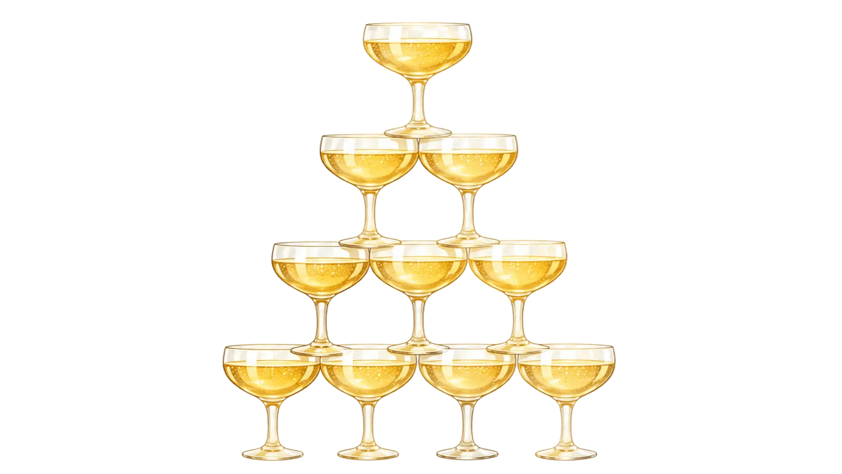 champagne tower